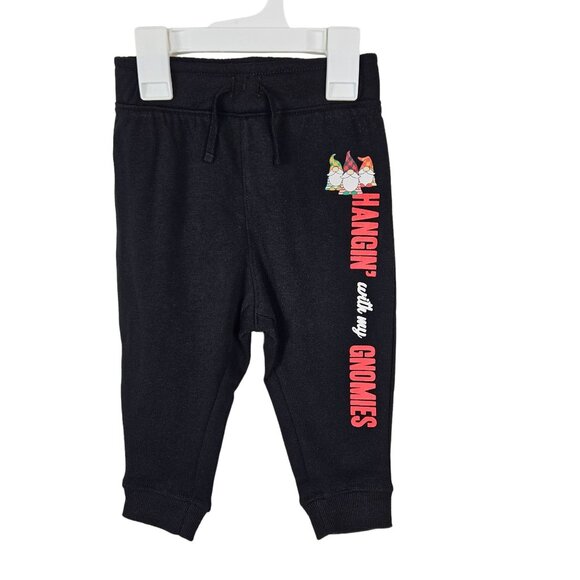 Hangin With My Gnomes Toddler Sweatpants Size 2T Adorable Holiday Christmas - Picture 1 of 8